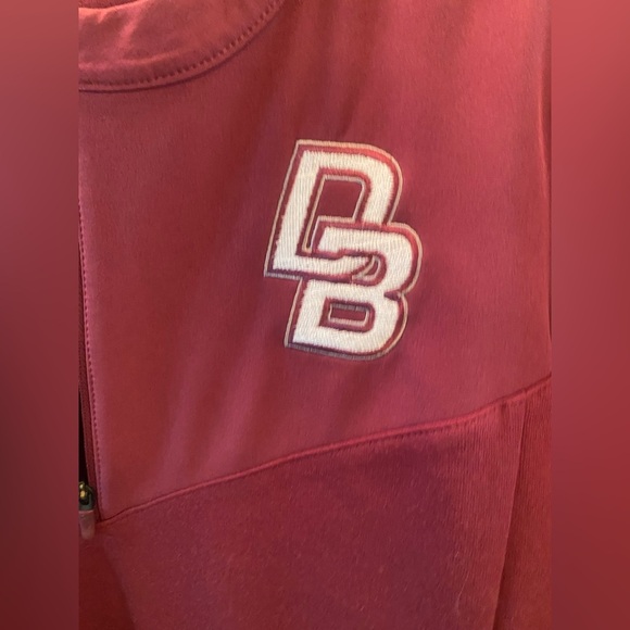Nike Don Bosco Burgundy Quarter-Zip Top - Picture 2 of 4